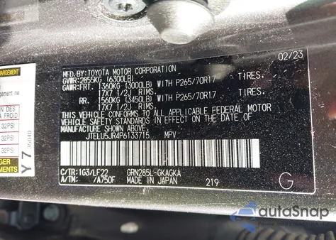 2023 Toyota 4Runner Trd Pro from USA, damaged, VIN JTELU5JR4P6133715